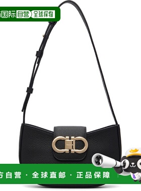 1h可退 潮奢 Salvatore Ferragamo 菲拉格慕 女士 黑色迷你 Doubl