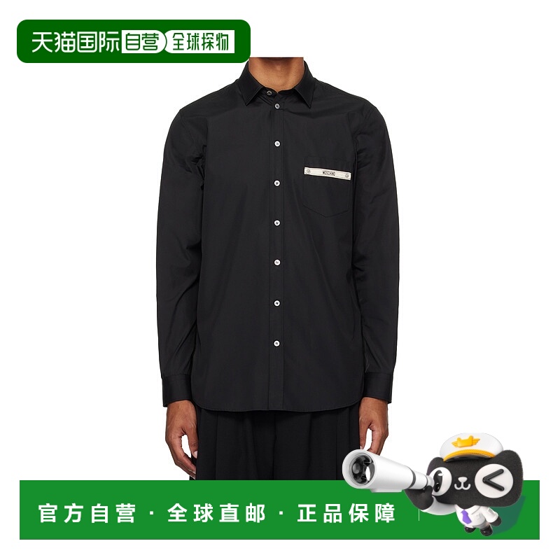 1h可退 MOSCHINO 男士外套 252ZZ023652350555BLACK AW2025