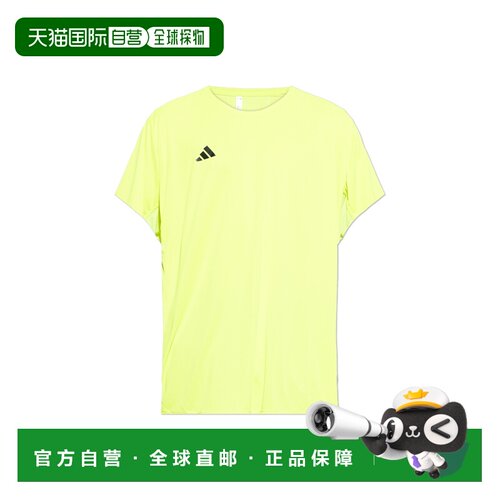 ADIDAS 男士T恤 IX28410LUCLEM SS2026 黄色 T-shirt with logo