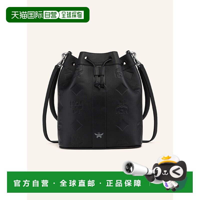 MCM 女士手提包 100305216113000 CO 黑色 DESSAU MEDIUM drawstr图片