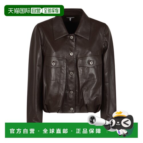 LOEWE 女士夹克 S540Y34L963110 SS2026 棕色 长袖皮夹克