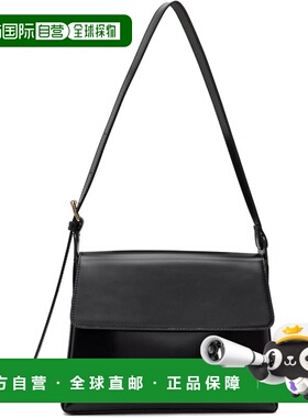 1h可退 潮奢 A.P.C. 女士 黑色 Virginie Flap 单肩包 PXBRUF6192