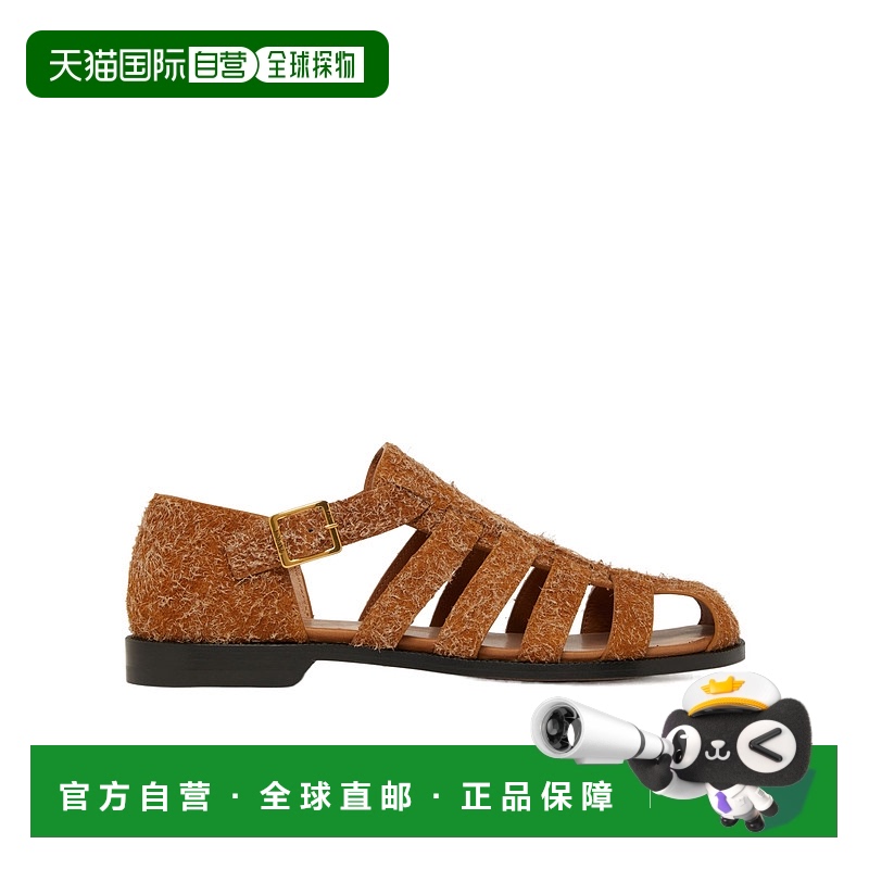 1h可退 LOEWE 女士凉鞋 LOEMBD38BEII21A100 SS2025 棕色 Campo平