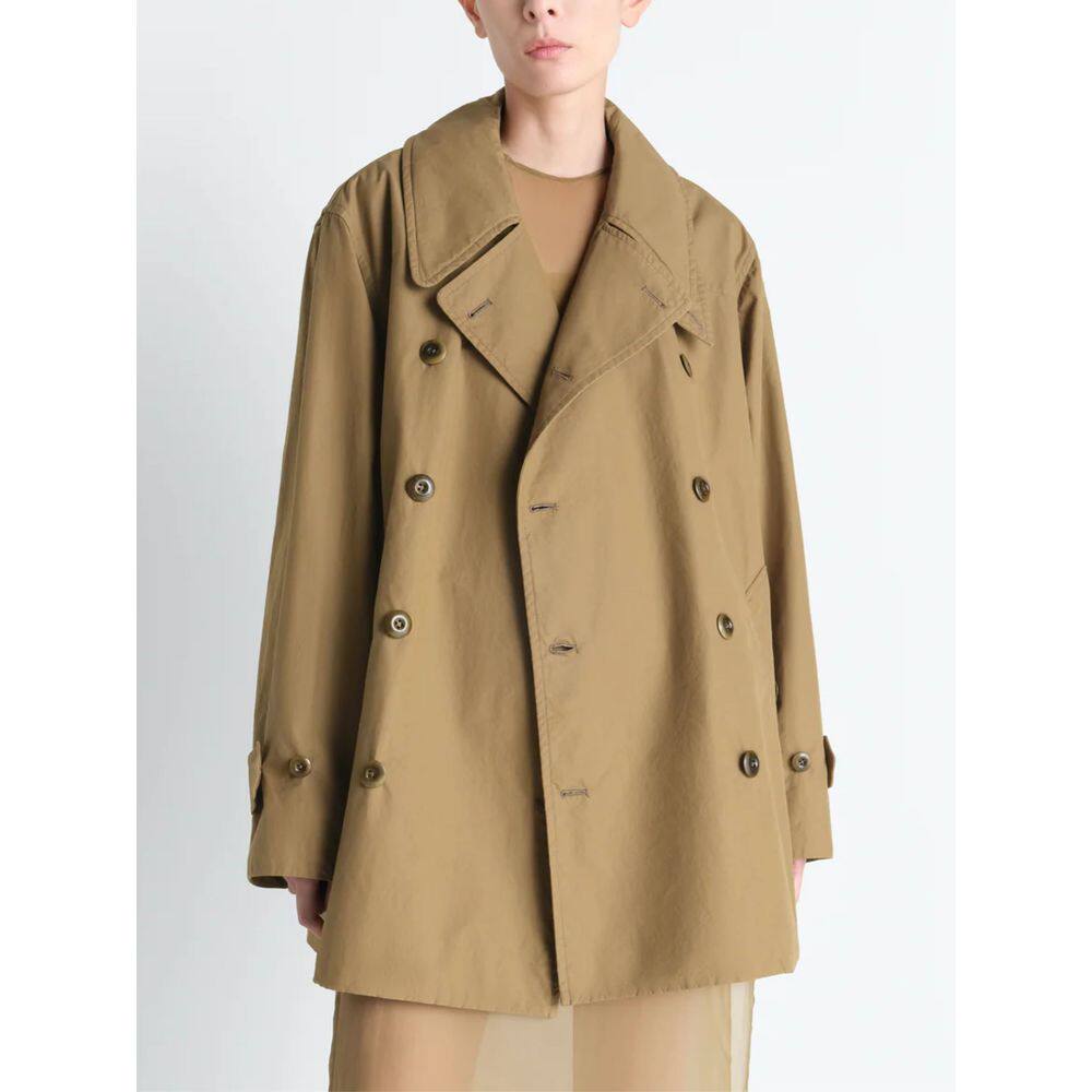 1h可退 LEMAIRE 女士风衣 OW1203LF1570GR643 SS2026 卡其色