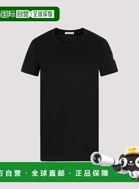 MONCLER 女士T恤 L10938C73200V8058999 CO 黑色 SS T-SHIRT