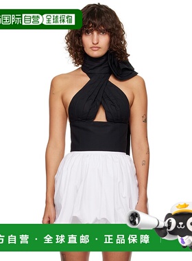 1h可退 潮奢 Tom Ford 汤姆 福特 女士 黑色 Flower Corsage 绕颈