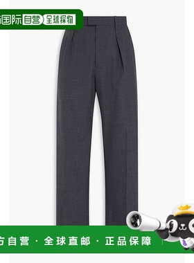 1h可退 潮奢 Sandro 男士 羊毛绉长裤 SHPPA01461GREY