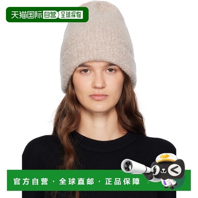 1h可退 潮奢 The Row 女士 驼色 Leomir 毛线帽 10076Y957