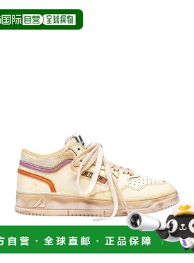 AUTRY 女士运动鞋 MVMWEG01MAR AW2025 白色 MED-WAY SV MID LEAT