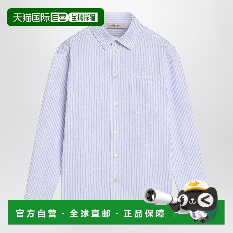 1h可退 潮奢 GOLDEN GOOSE 男童 条纹衬衫童装 GKP01397P001924