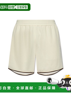 FENDI 男士短裤 FAB906AU8LF1BJD SS2025 白色 Embroidered polye