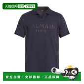 潮奢 舒适时尚 Balmain 男士 1h可退 blue蓝色 巴尔曼 Polo衫