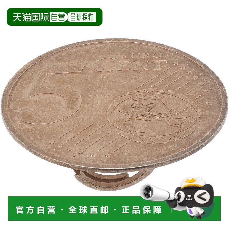 1h可退 潮奢 D'Heygere 女士 青铜色 Vaquera 联名 Coin 戒指 SS2