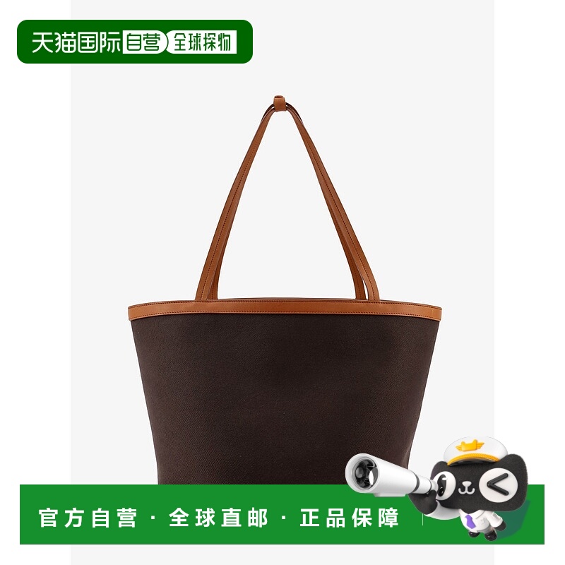 1h可退 潮奢 The Row 女士 inserts 帆布皮革肩包 W1892W188L72BB