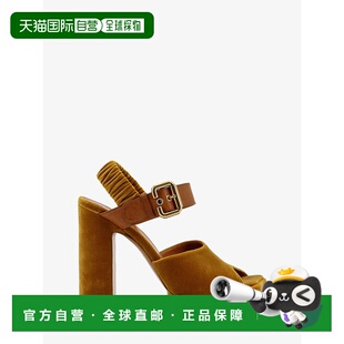 蔻依 Chloe 女士 Aria CH25A11XSW744 1h可退 天鹅绒凉鞋 潮奢