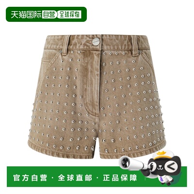 PINKO 女士短裤 106640A37GC88 SS2026 花色 腰带环短裤