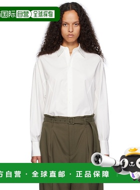 1h可退 潮奢 AURALEE 女士 白色 High Count Finx Ox 衬衫 A24AS0