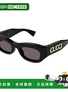 GUCCI 女士太阳镜 GG1809S002 CO 黑色 猫眼太阳镜