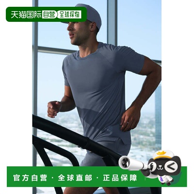 alo yoga Idol Crewneck 圆领透气运动套头短袖T恤 男款m1247rBlu