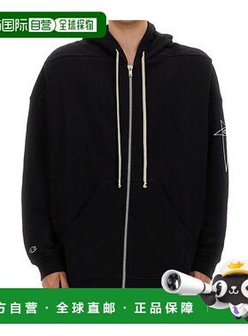 RICK OWENS 男士卫衣 SS2025 CM01E1663CHFE09长袖黑色