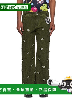 1h可退 潮奢 Chopova Lowena 男士 绿色 Poppet 牛仔裤 4096