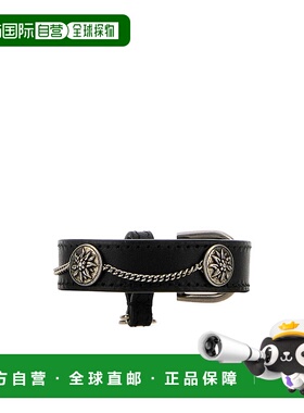 PRADA 女士手链手镯 1IB6632HILF0002 SS2025 黑色 Black leather