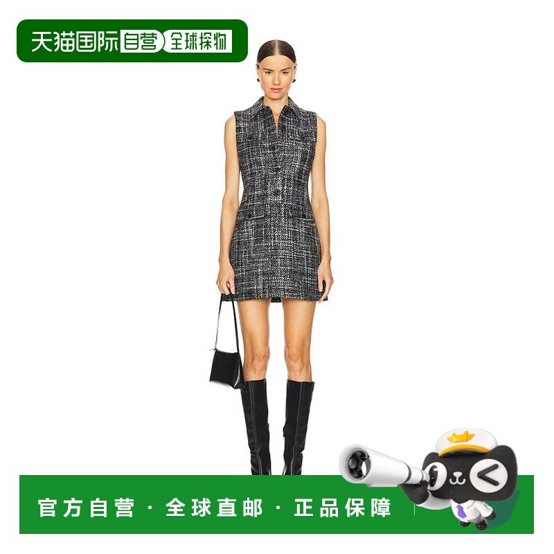 1h可退 潮奢 THEORY 希尔瑞 女士 带领迷你连衣裙 O0901603