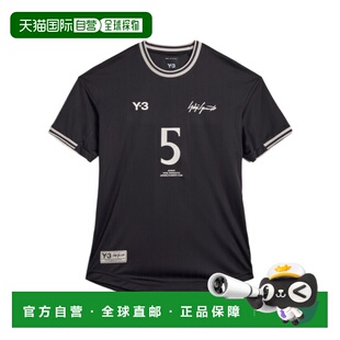 Y-3 男士T恤 KS5122 SS2026 黑色 Jude Bellingham 短袖足球球衣