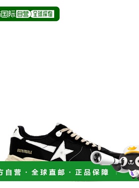 1h可退 潮奢 GOLDEN GOOSE 男士 黑色 & 灰白色 Running Sole 运