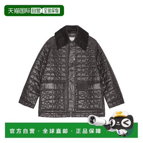 1h可退 潮奢 GANNI 甘尼 女士 闪亮绗缝夹克 W0343