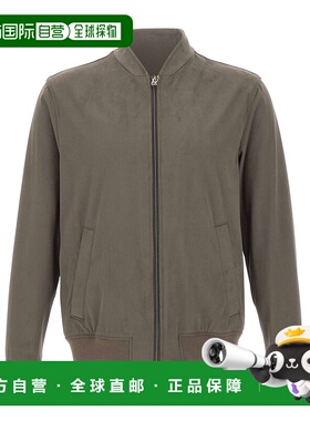 HERNO 男士夹克 GI00073UR127372700 AW2025 绿色 立领拉链夹克