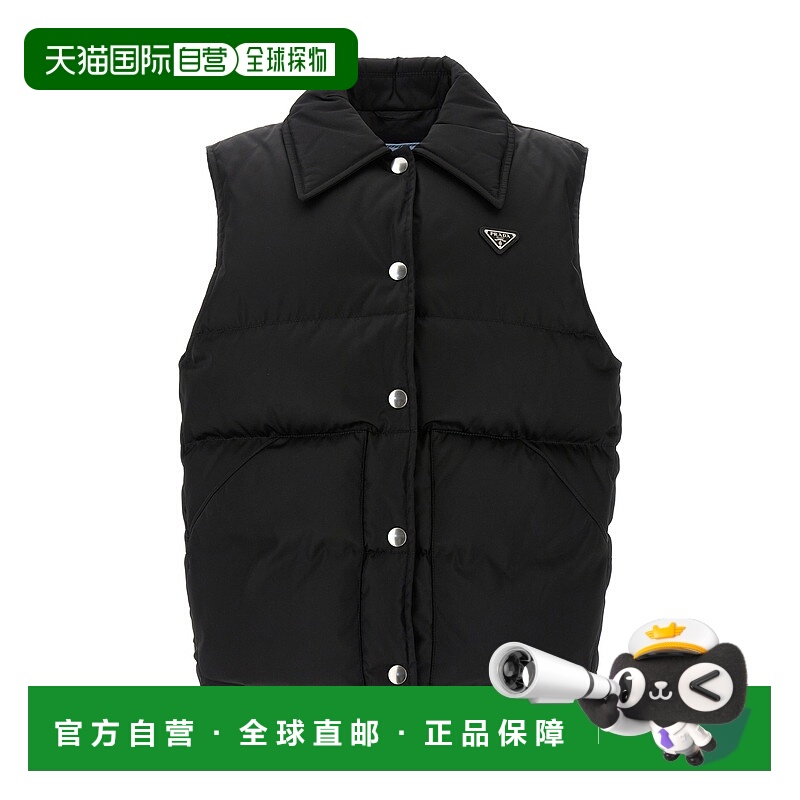 1h可退 PRADA 女士马甲 29X2071WQ8SOOOF0002 AW2025 黑色