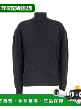 BURBERRY 女士针织衫 8095113A1391 AW2024 灰色 Dark grey wool