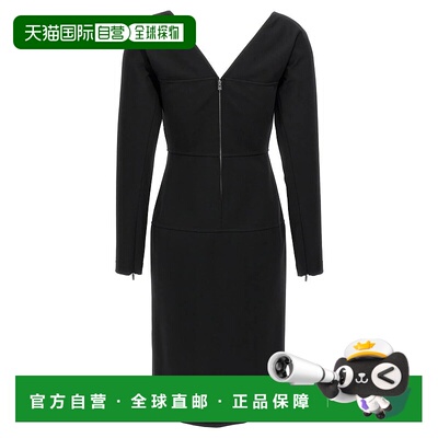 FENDI 女士连衣裙 FDD185AJYEF0GME AW2024 黑色 Techno jersey d