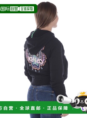 KENZO 女士西服 4XA2BL721NER99 SS2022 黑色 徽标拉链休闲夹克