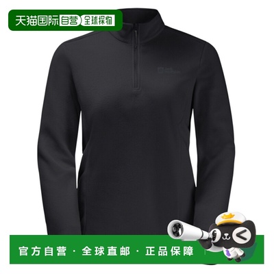 JACK WOLFSKIN 女士户外软壳衣 1053745BLACK CO 黑色狼爪