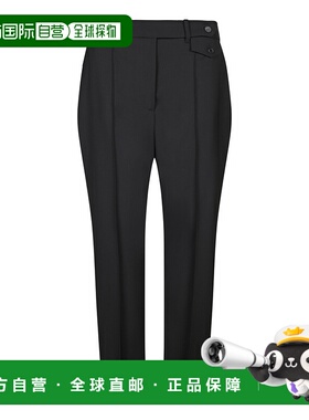 PRADA 女士休闲裤 P264J1XMYF0002 AW2025 黑色 腰带袢休闲裤