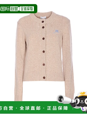 GANNI 女士针织衫 K2594934 AW2025 浅棕色 Ganni Maglie Beige