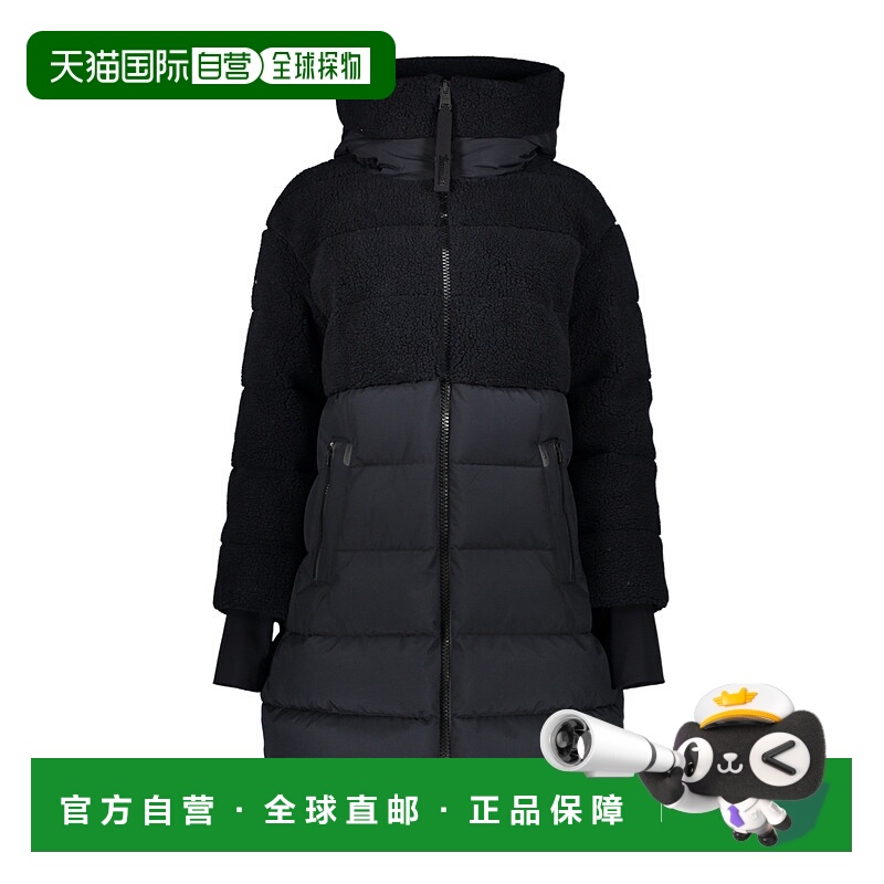 1h可退 HERNO 女士羽绒服 PI00319DL128049200 AW2023 黑色鹅绒