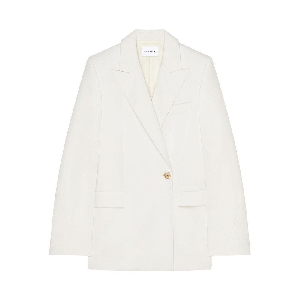 1h可退 GIVENCHY 女士西服 BW30QJ10Q0100 SS2026 白色外套西装