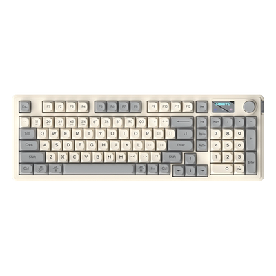 狼途L98静音机械手感有线键盘RGB
