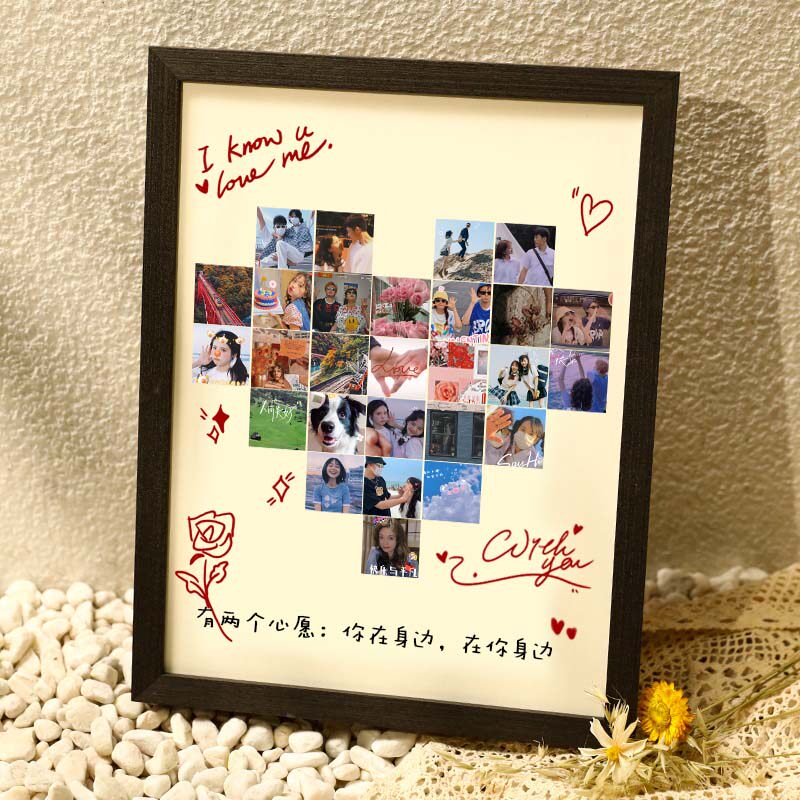48/100宫格情侣diy相框拼图定制照片洗打印婚纱照挂墙纪念册礼物|msdalam kategori Aksesori rumah, photo Frame/Frame - dari Buy2taobao.com untuk memberikan perkhidmatan ejen Taobao profesional membeli