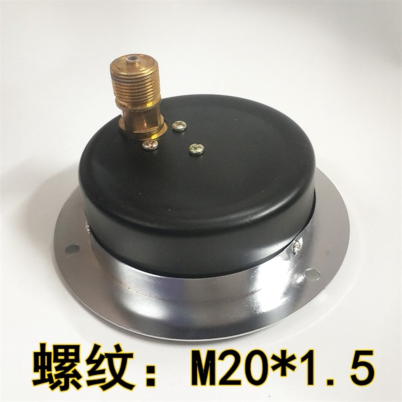 上海联力轴向带边压力表Y-100ZT气压表水压表真空表-0.1-0 1.6MPA