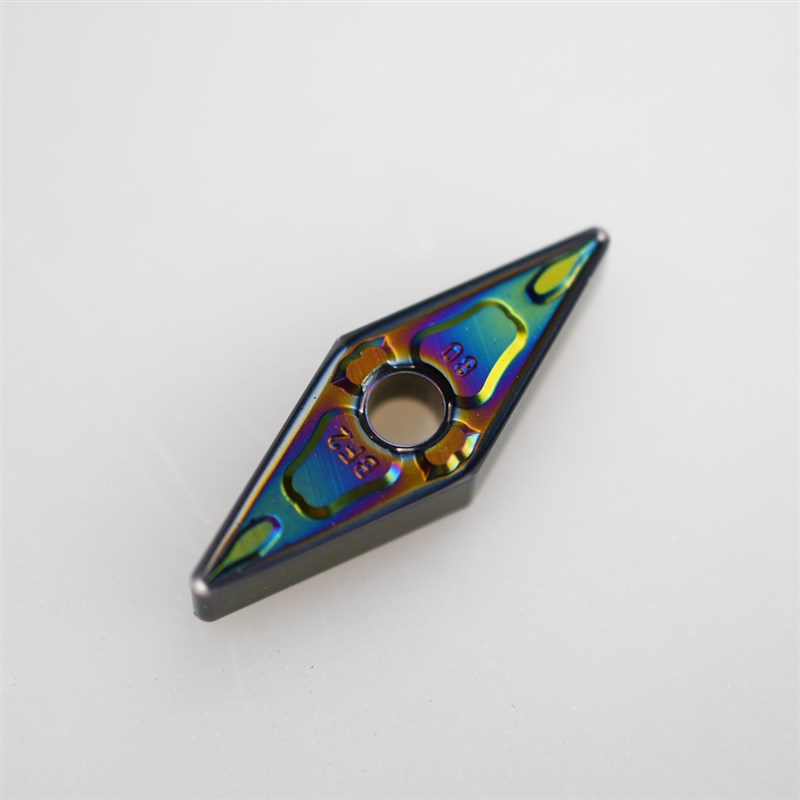 高硬钢 淬火钢刀片WNMG080404/08外圆O超硬七彩桃形数控车刀片