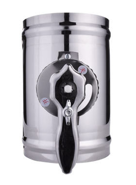 桐宇 风量调节阀304不锈钢手动风阀通风管道圆形阀门蝶阀新风风阀