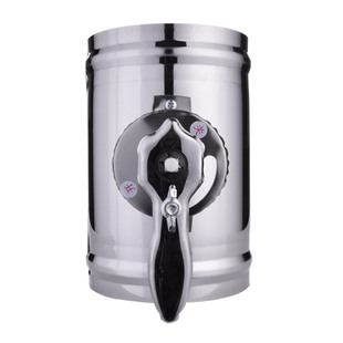 桐宇 风量调节阀304不锈钢手动风阀通风管道圆形阀门蝶阀新风风阀