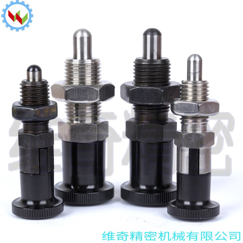 分度销卡锁定位螺丝 VCN210 弹簧拉销弹性柱塞快锁销 旋钮柱塞