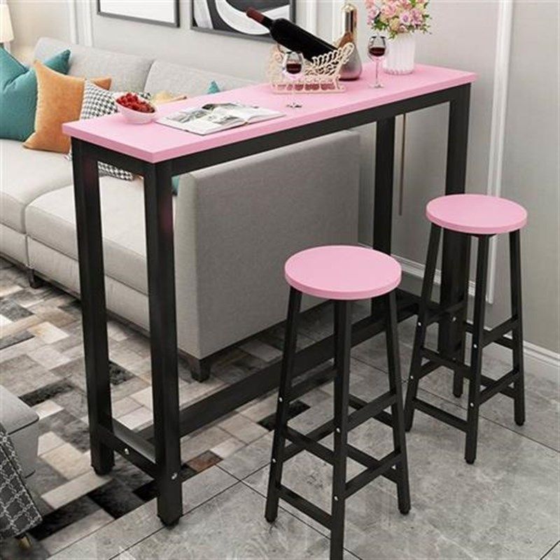 现货速发靠墙吧台桌简约家用餐桌窄桌子长条桌高脚桌奶茶店桌椅组,办公设备/耗材/相关服务,办公线材,淘宝优惠券,粉丝福利购,淘宝优惠卷