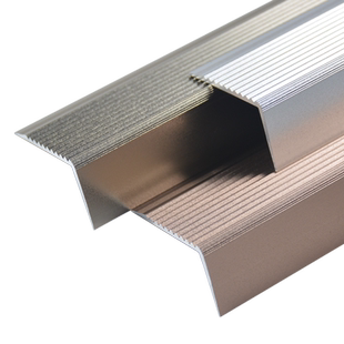 楼梯防滑条踏步压条铝合金加厚L型幼儿园地板瓷砖收边家用大理石