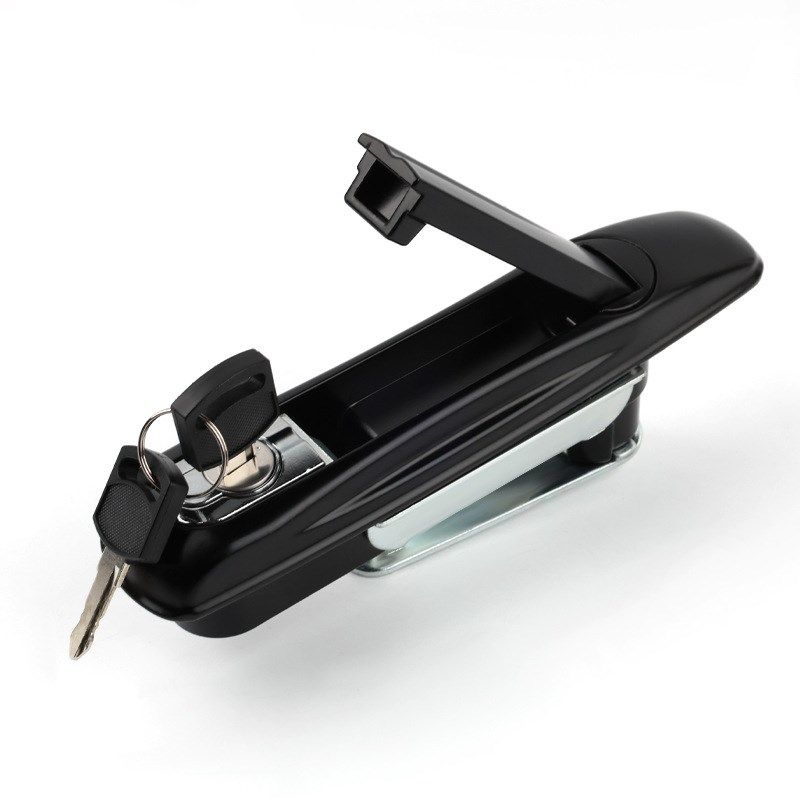 MS4090平面锁 锌合金柜门锁黑色MS818同尺寸动力柜门锁高端流线型,电子/电工,电控锁,淘宝优惠券,粉丝福利购,淘宝优惠卷